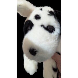 Dalmatian Plush Stuffed Animal Toy Soft & Cuddly Black & White Puppy dog spots